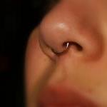 Septum Nose Ring Cuff (silver) - No Piercing..