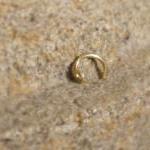 Nose Ring Cuff (gold) Body Jewelry - No Piercing..