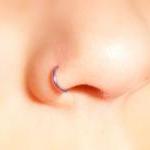 Soft Purple Nose Ring Cuff - No Piercing Required