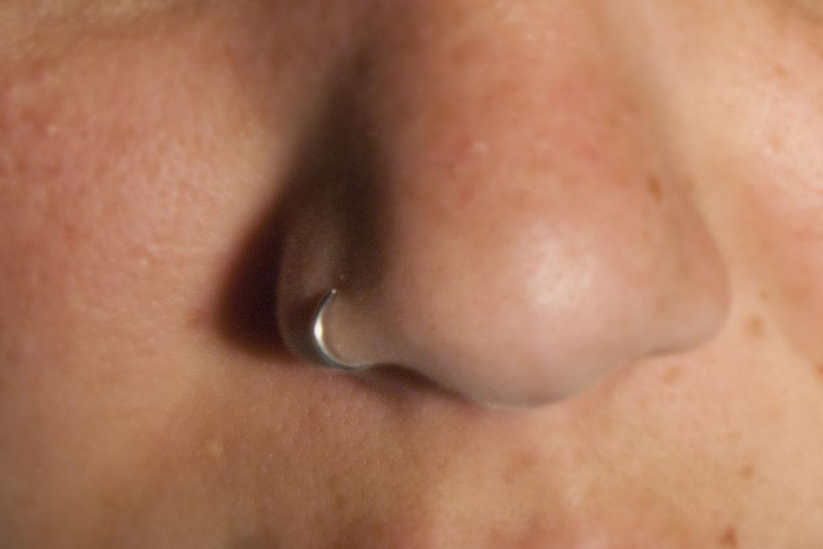 Nose Ring Cuff (silver) Body Jewelry - No Piercing Required