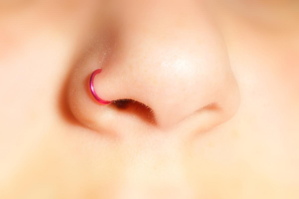 Fuchsia Nose Ring Cuff - No Piercing Required